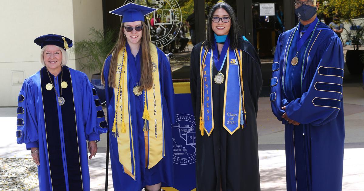 CSUB kicks off graduation by awarding top two students President's ...