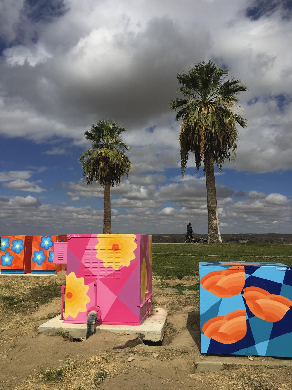 Artists embrace natural beauty for Panorama Park murals ...