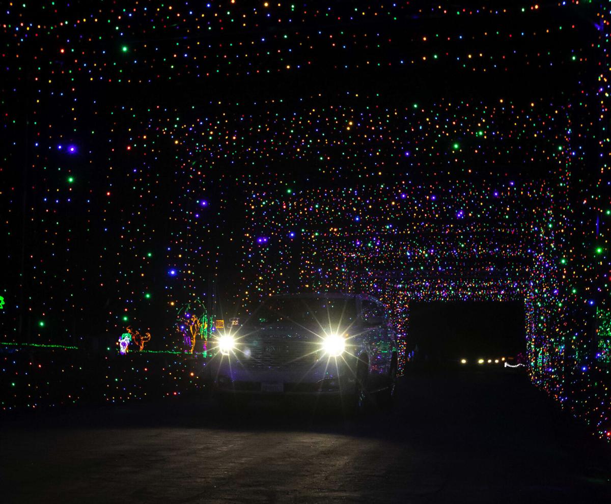 PHOTOS CALM unveils HolidayLights drivethru display in advance of