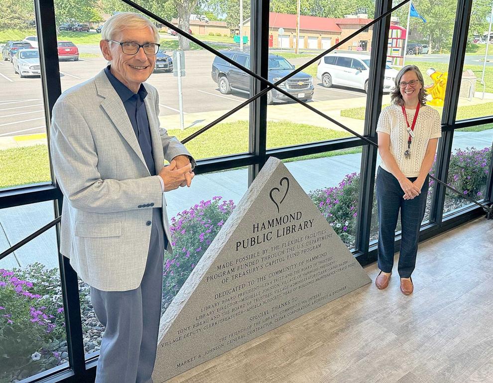 ‘A beautiful facility’: New Hammond Library earns high praise from Governor Evers