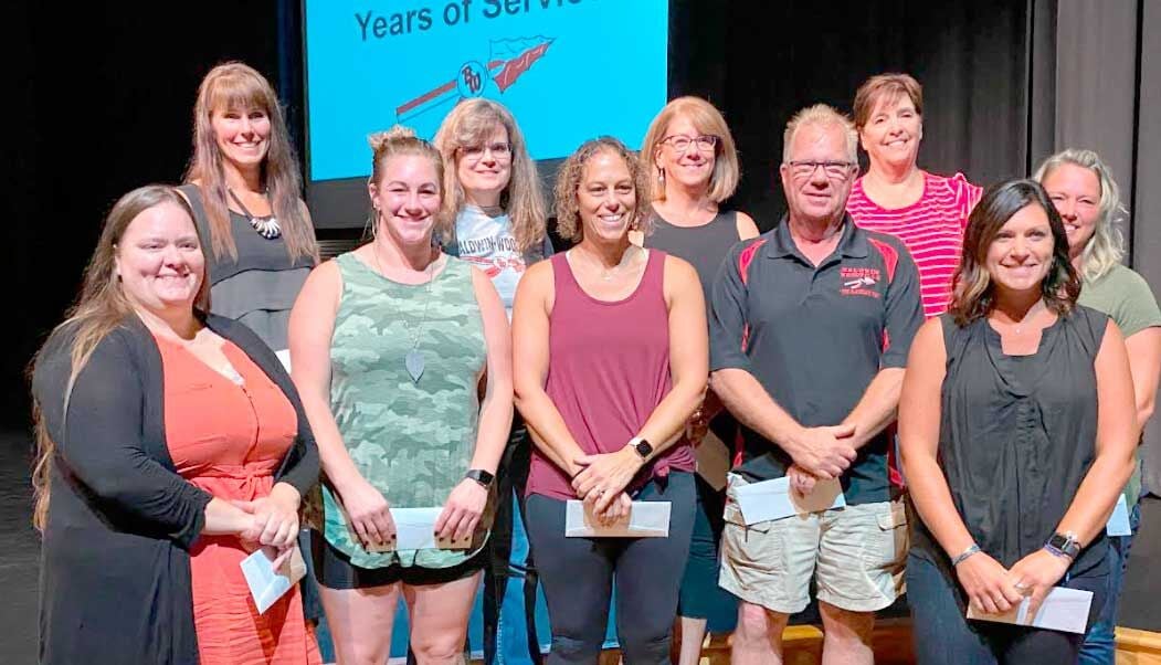 Five years of service – Support Staff