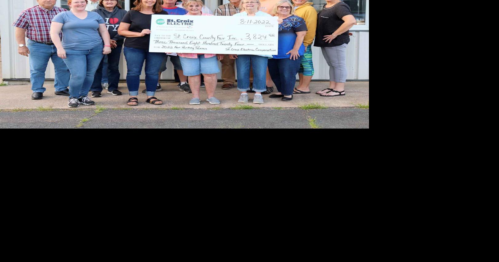 St. Croix Electric makes donation to St. Croix County Fair News