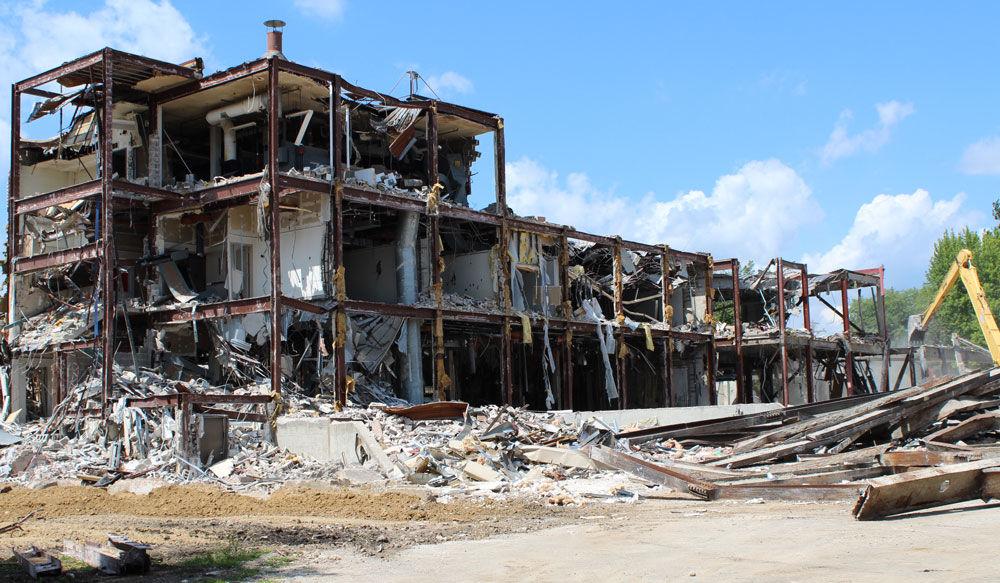 Original Hospital On Its Last Legs As Demolition Moves Forward News Baldwin Bulletin Com