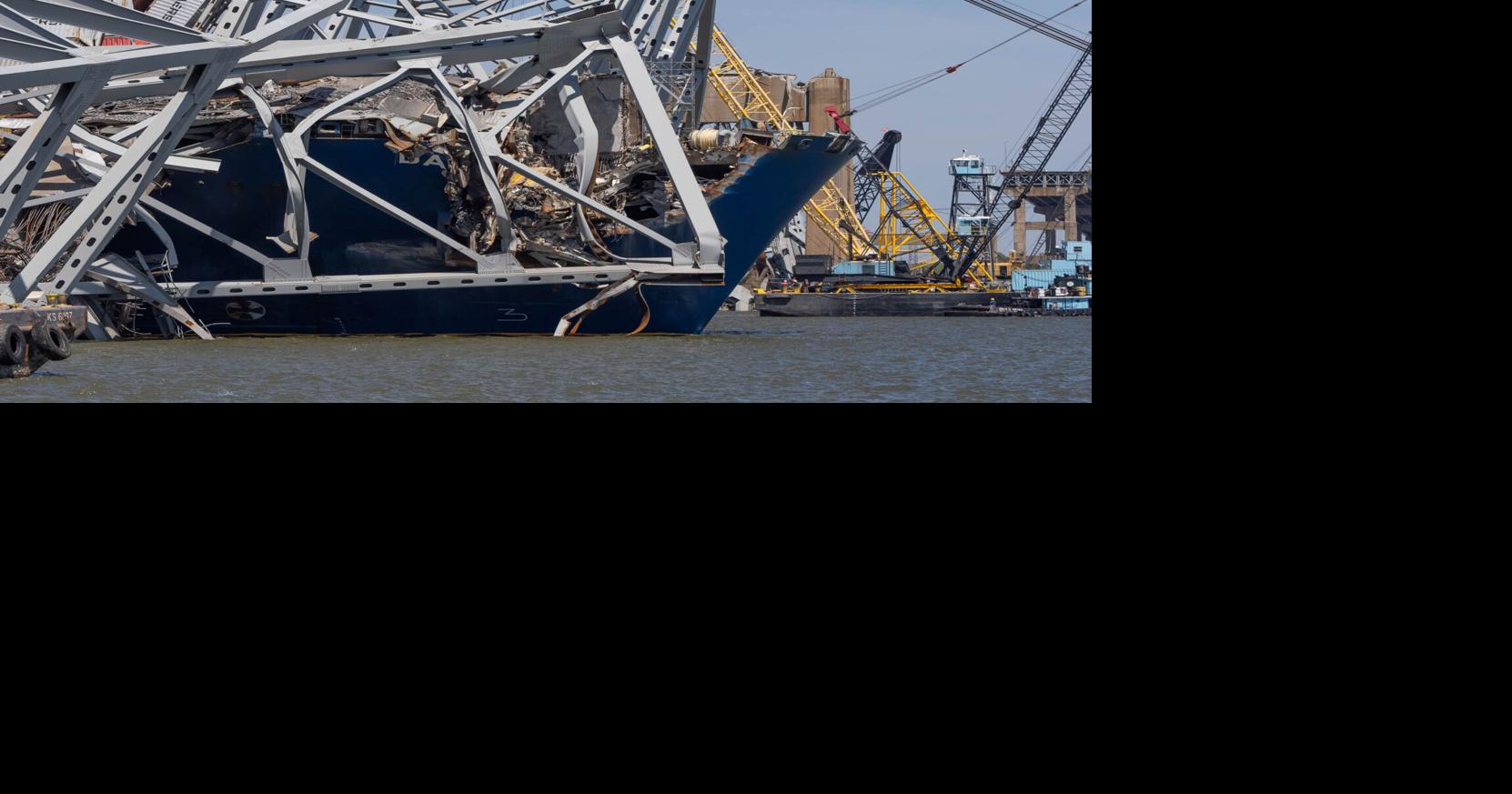Scenes from the Francis Scott Key Bridge collapse site | | bayjournal.com