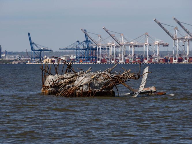 Scenes from the Francis Scott Key Bridge collapse site | | bayjournal.com