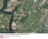 Proposed site of compressor station in Chesapeake, VA