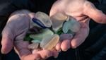 Handful of sea glass