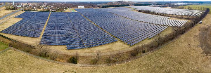 Solar array on PA farmland