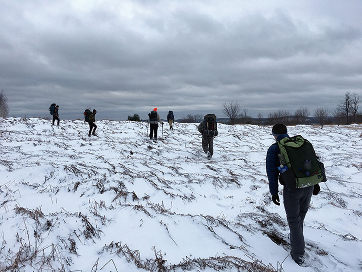 Winter backpacking outlet