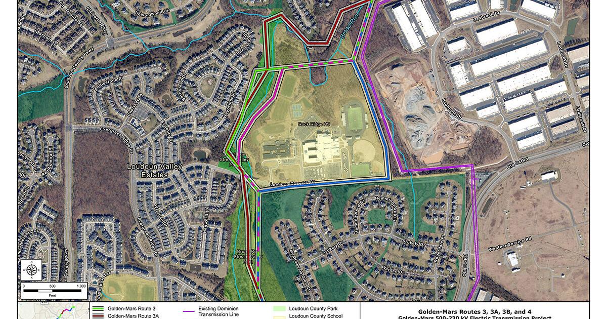 Data center power line gets pushback in Northern Virginia