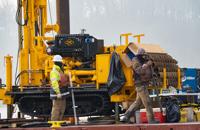 Sediment sampling work crew, Susquehanna River