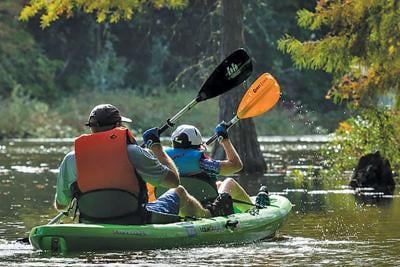 Kayakers at Trap Pond State Park, DE
