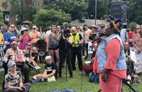 Union Hill, VA, compressor station protest