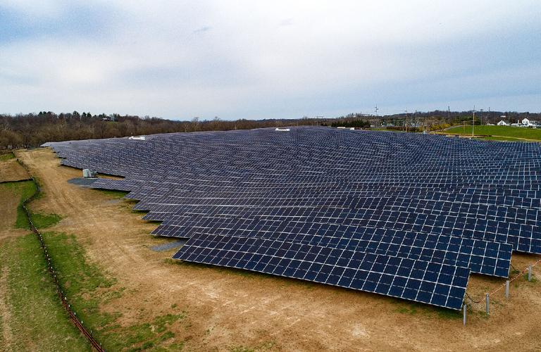 Solar array on MD farmland