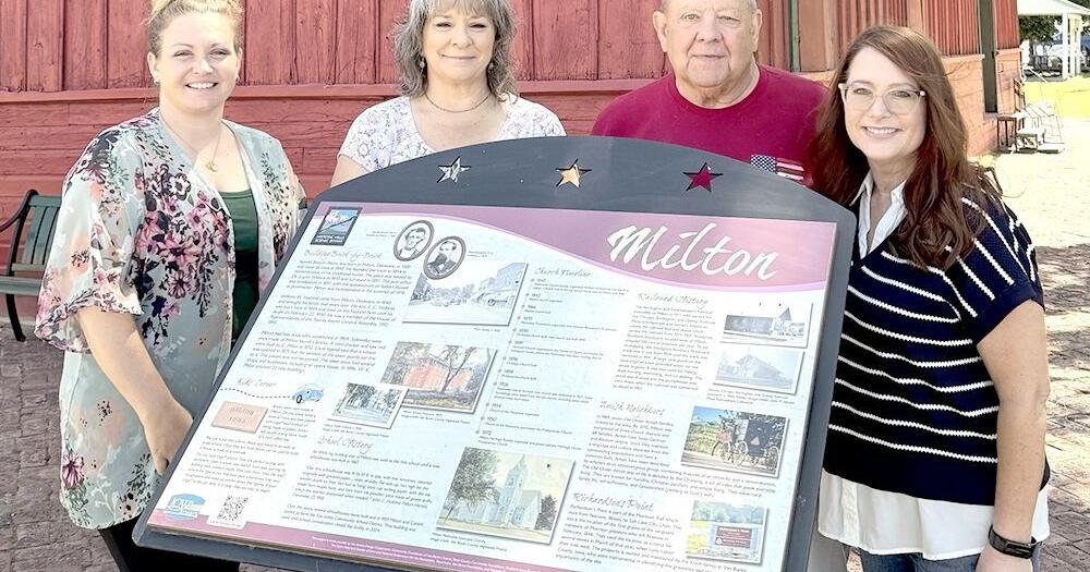 Milton welcomes travelers with new Byway sign