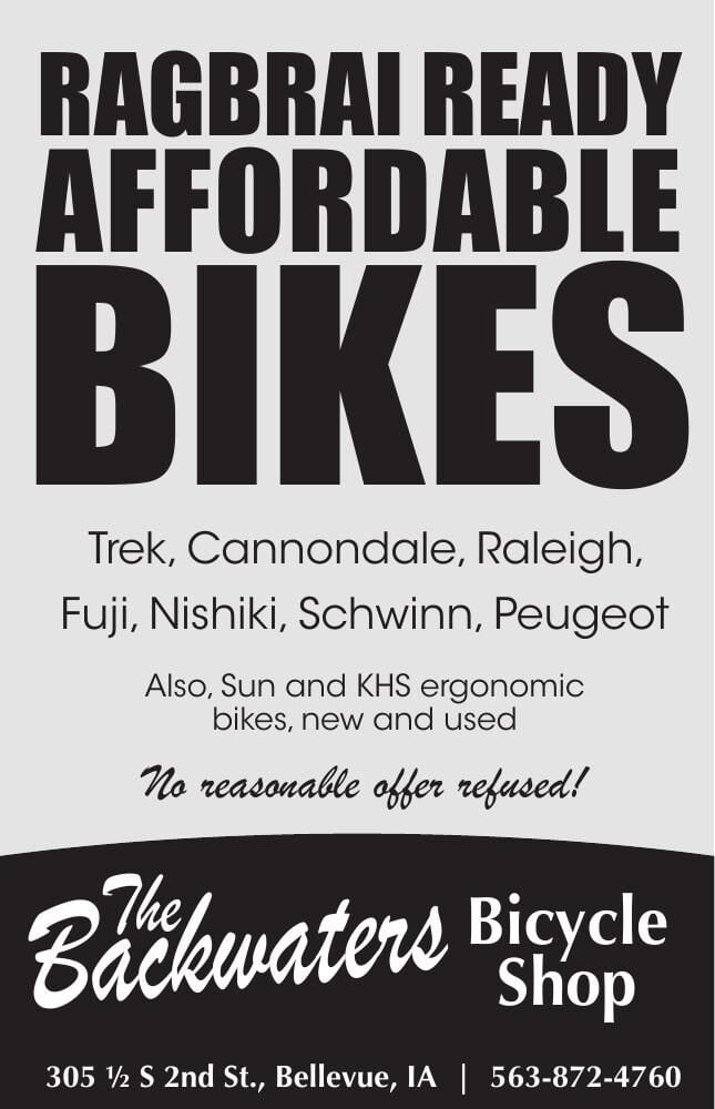 Back Water Bike Shop--Ragbrai Ready Bikes | Items For Sale ...