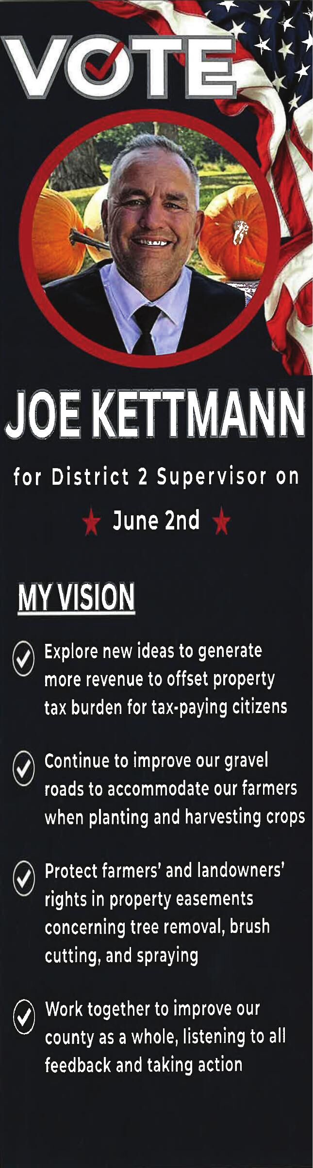 Joe Kettman for Supervisor | Political News & Opinions ...