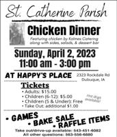 St. Catherine Parish Chicken Dinner