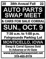Auto Parts Swap Meet