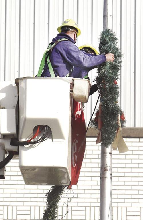 HANGING THE WREATHS