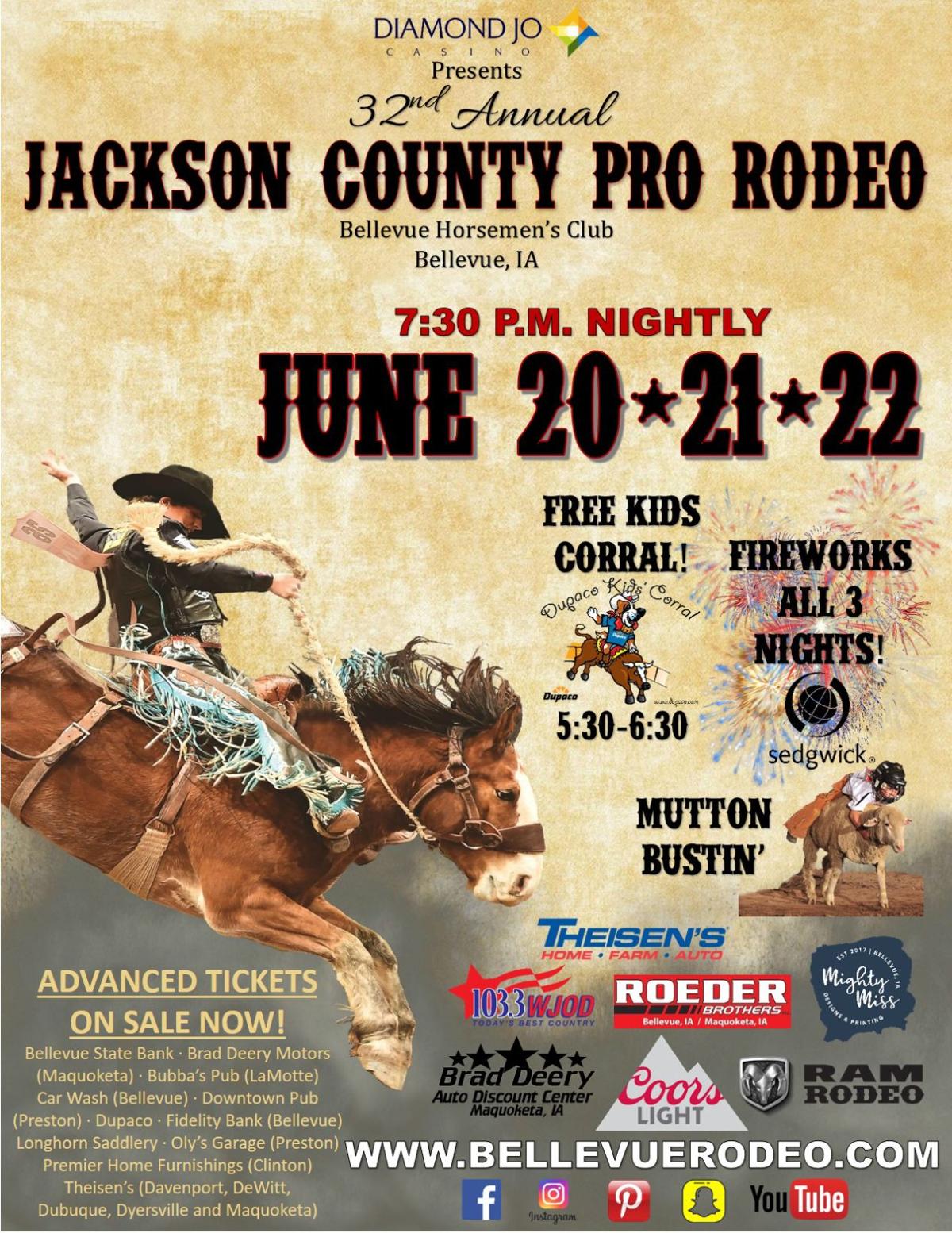 Jackson County Pro Rodeo Calendar