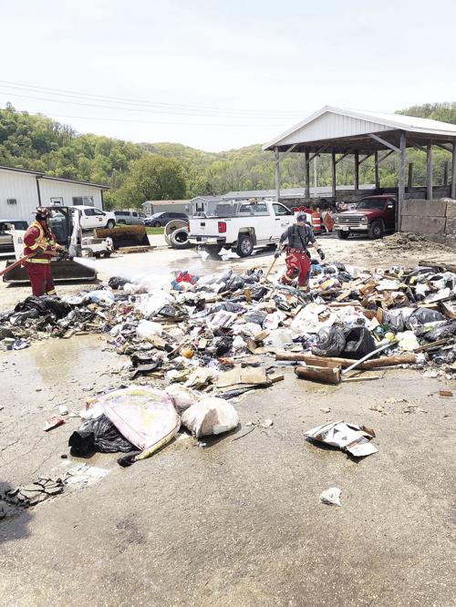 Garbage Truck Catches Fire
