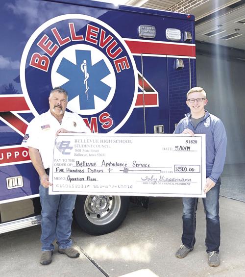 Bellevue High School Student Council Donates To Local Groups