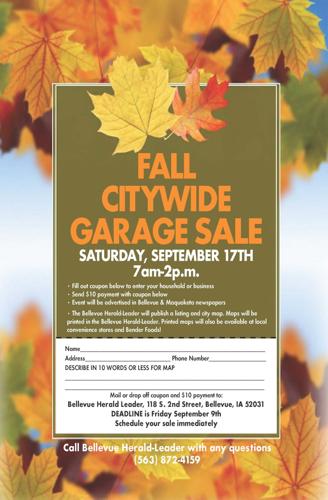 Fall 2022 City Wide Garage Sale