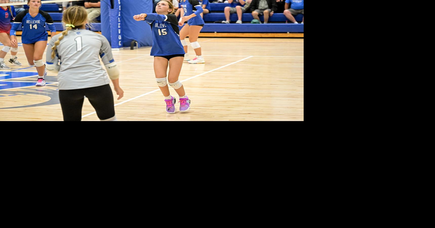 Bellevue volleyball defeats Cascade Sports