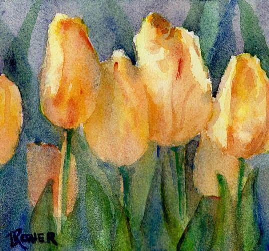 Tulips in Yellow