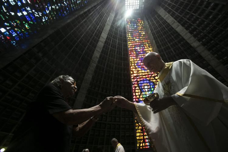The Latest Pope Francis lies in state ahead of his funeral, set for