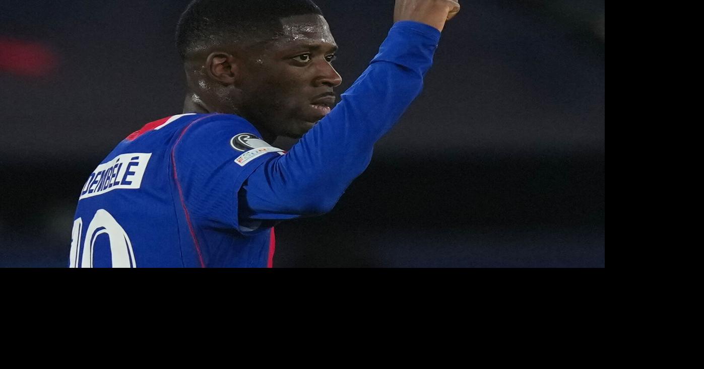 Dembélé roars back to form with 2 goals and 2 assists in 6-1 rout of Slovan in Champions League
