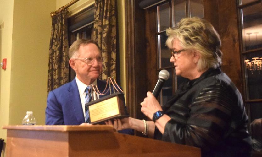 Beloit Sky Carp owner Quint Studer presented with Bridge to the Future