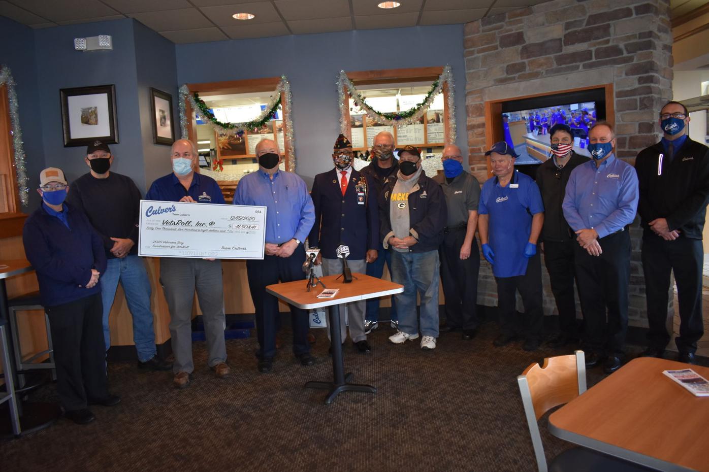 Culver's restaurants raise $41,508 for VetsRoll | Covid-19 |  beloitdailynews.com