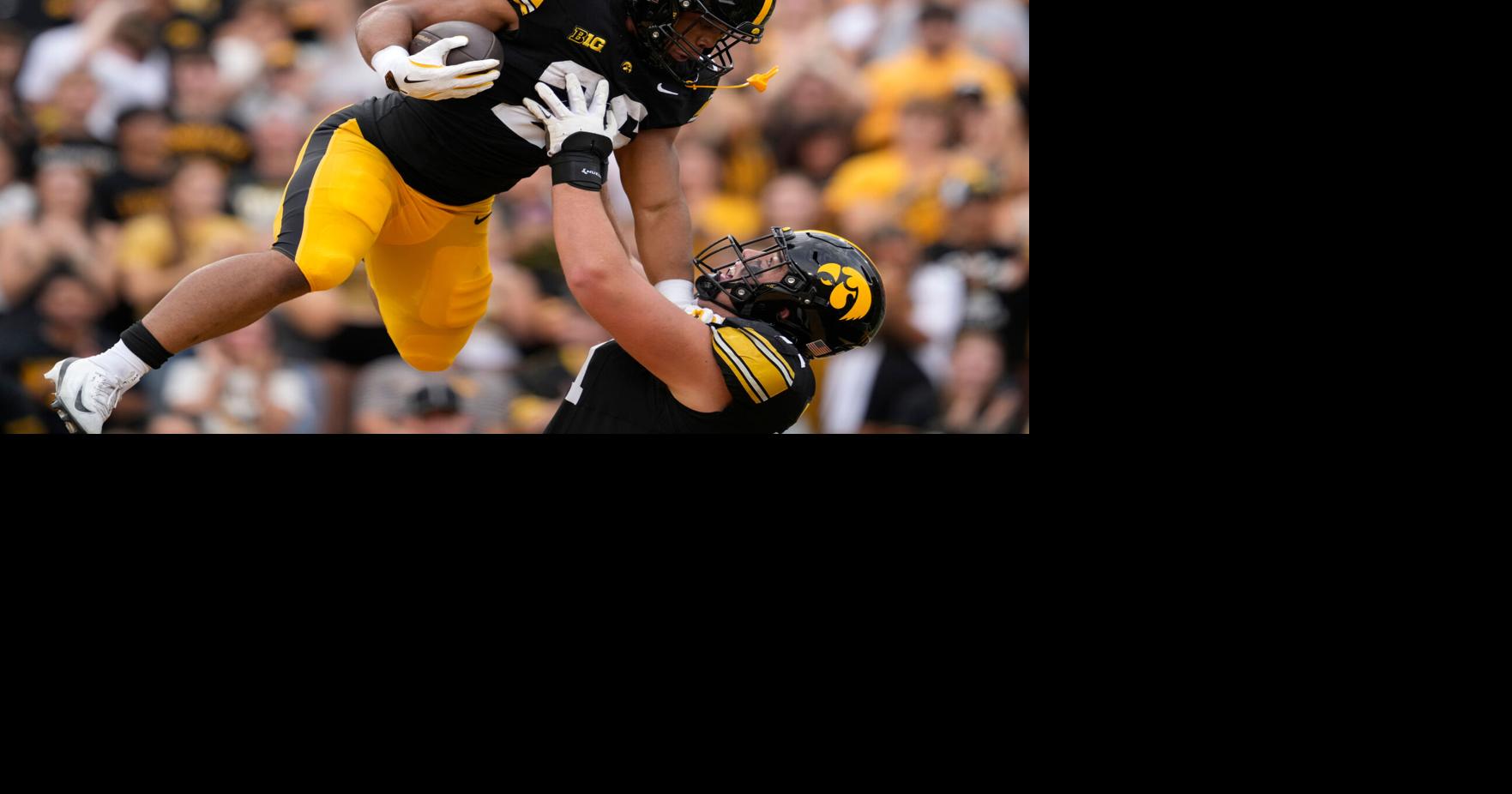 No. 18 Iowa has three go over 100 yards rushing as Hawkeyes roll to 55 ...