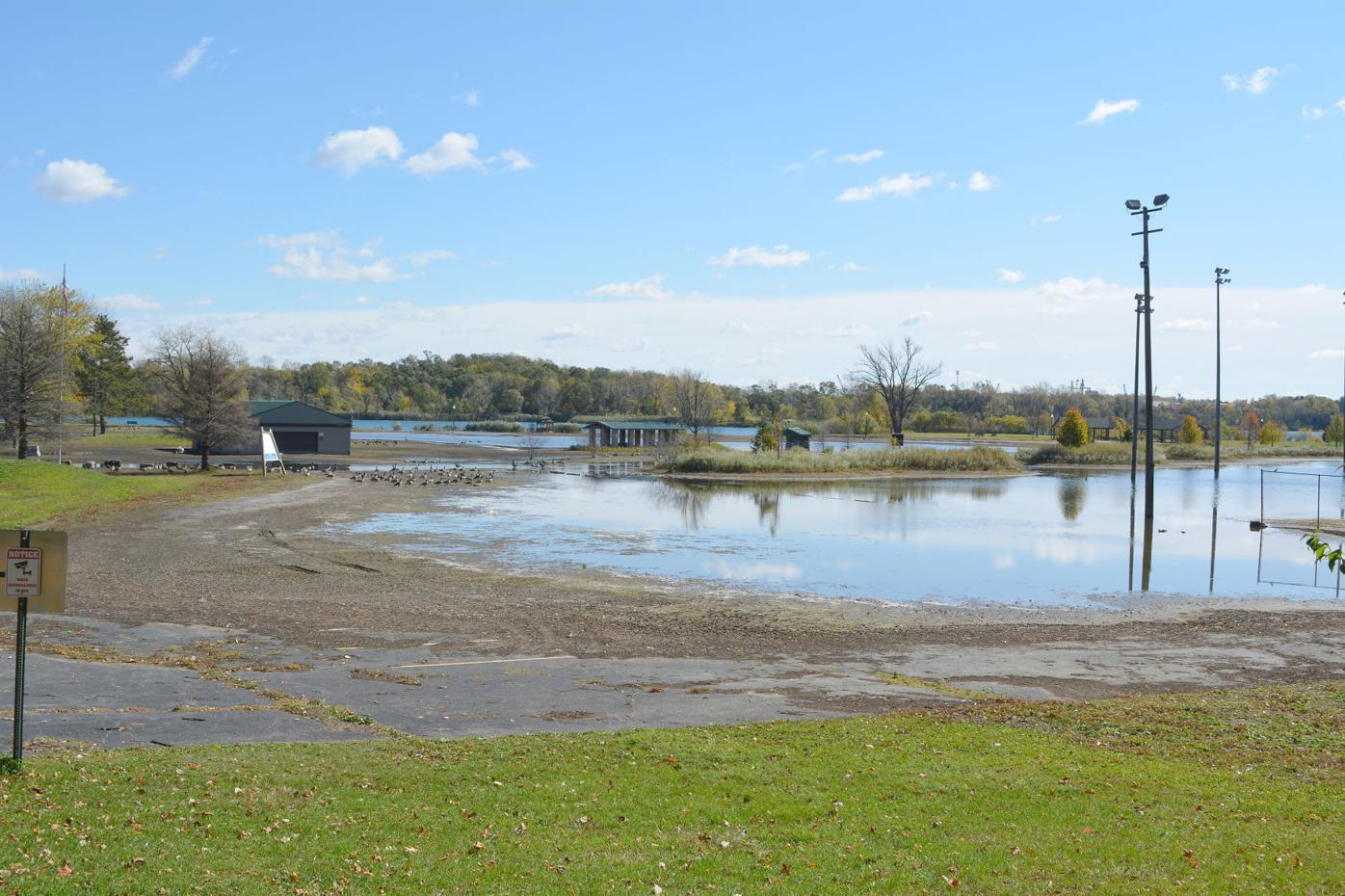 Water recedes in South Beloit City Park Local News