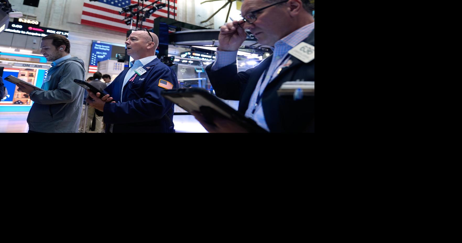 Stocks waver on Wall Street while crude oil prices fall for the first time in a week