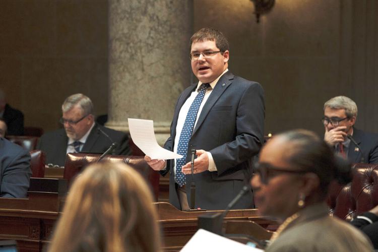 Sen. Mark Spreitzer on Senate floor
