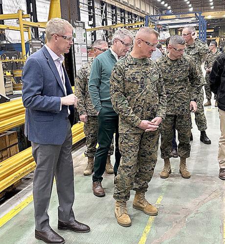 Marine Corps Lieutenant General visits Fairbanks Morse in Beloit ...