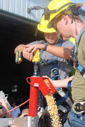 Area firefighters team up for grain rescue training exercises | Local ...