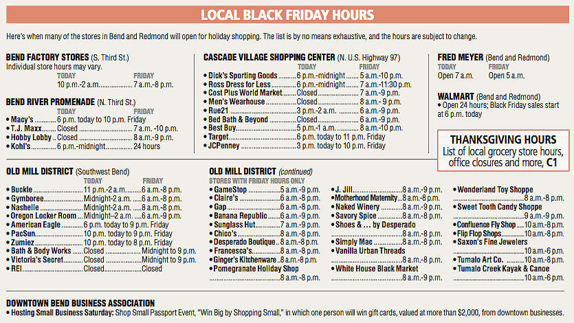 Which grocery stores are open on Thanksgiving? | Local&State |  bendbulletin.com