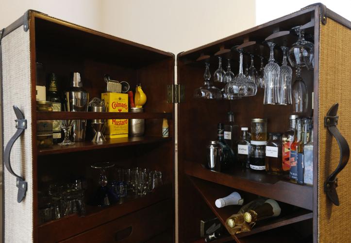 Locking Liquor Cabinet 
