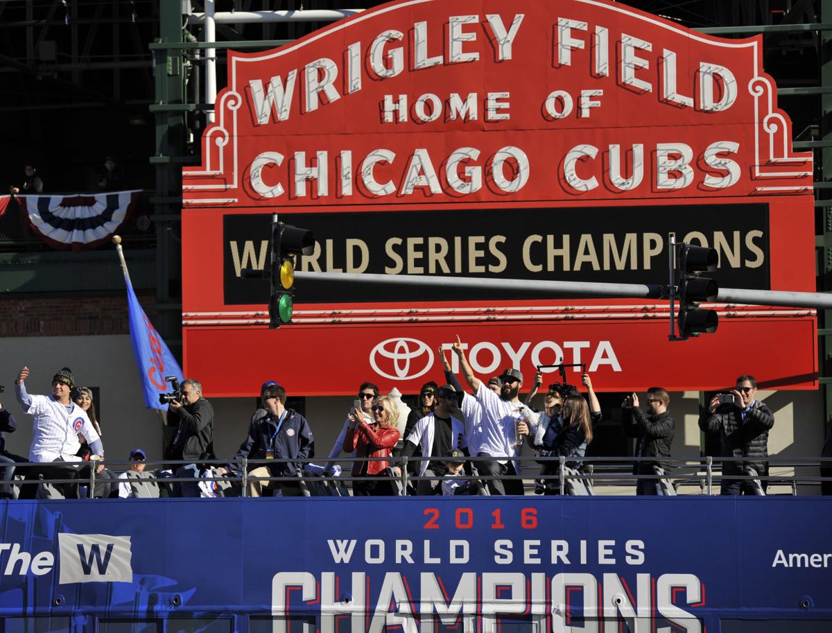 The Cubs just won the World Series, so naturally, they headed to Disney  World