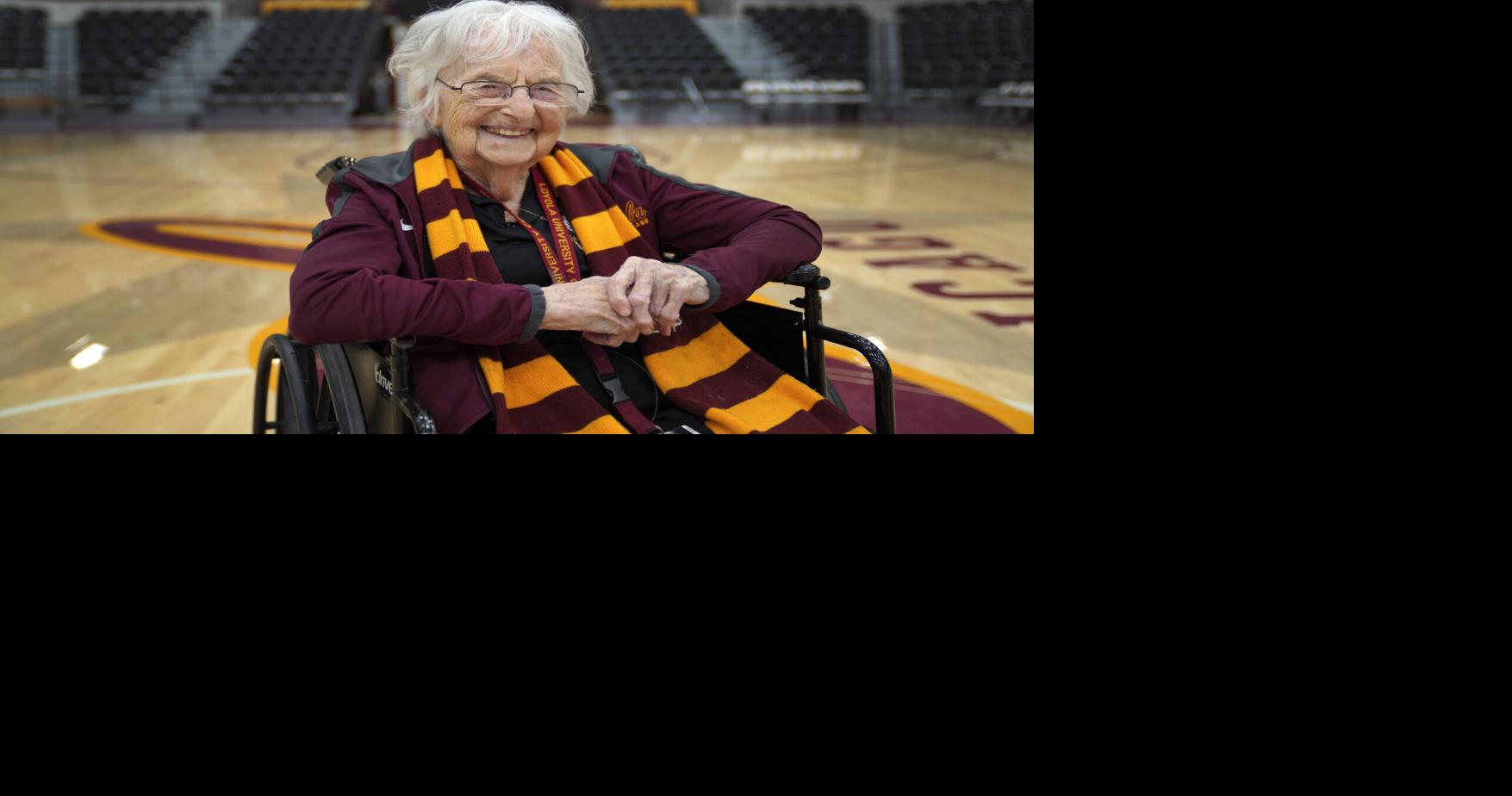 Sister Jean, chaplain for the Loyola of Chicago men's basketball