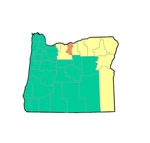 COVID-19 community levels for Central Oregon
