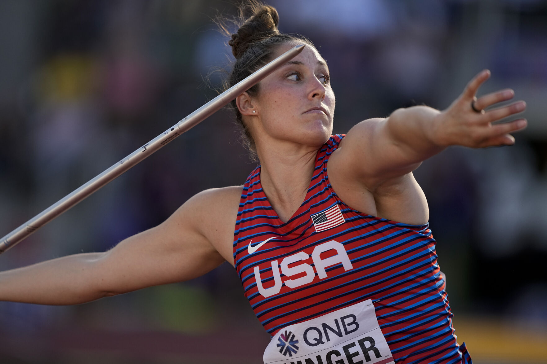 Kara Winger, Of Vancouver, Wash., Is First Ever U.S. Women's Javelin ...