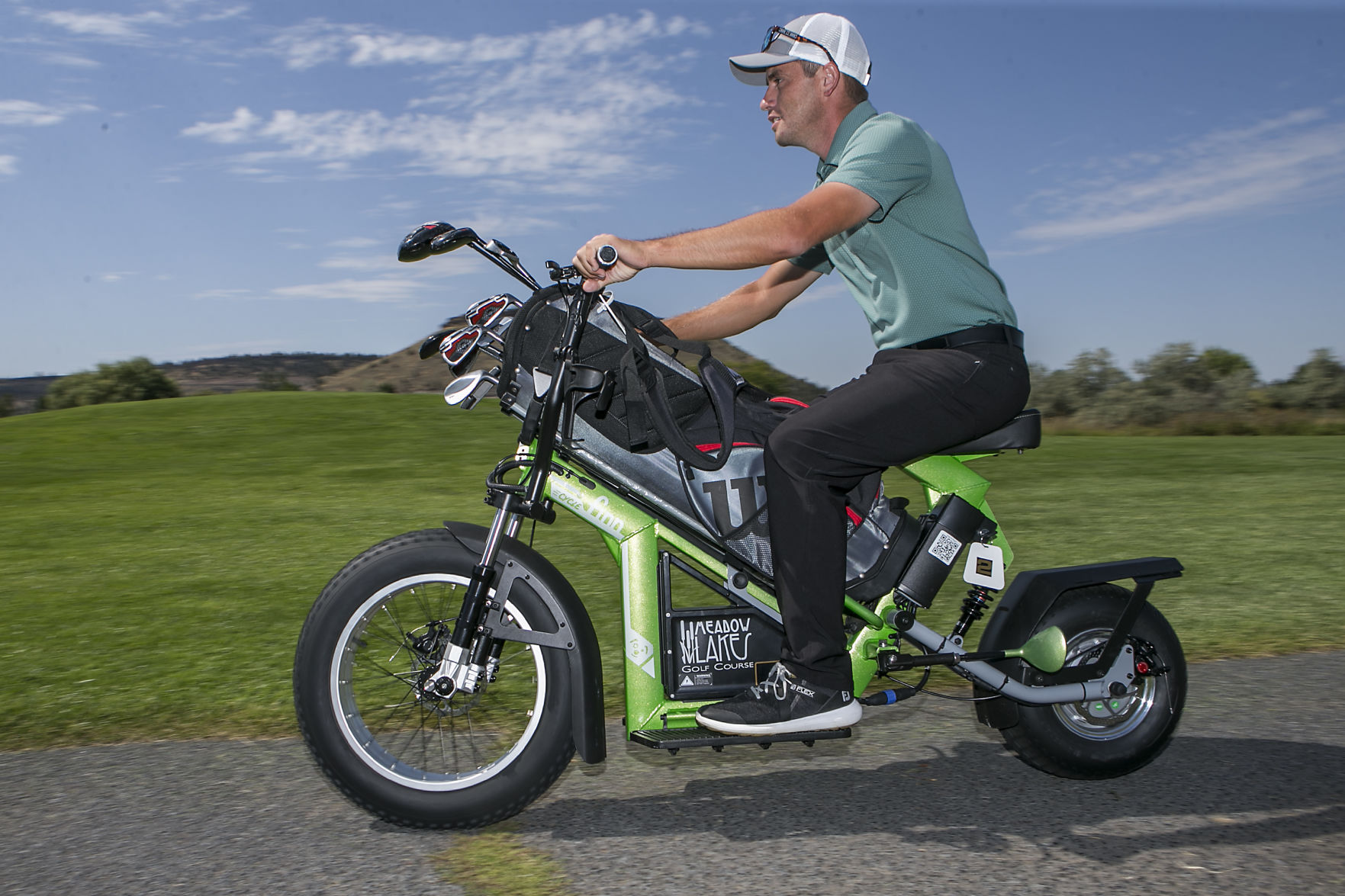 Electric bikes are the latest mode of golf transportation Sports