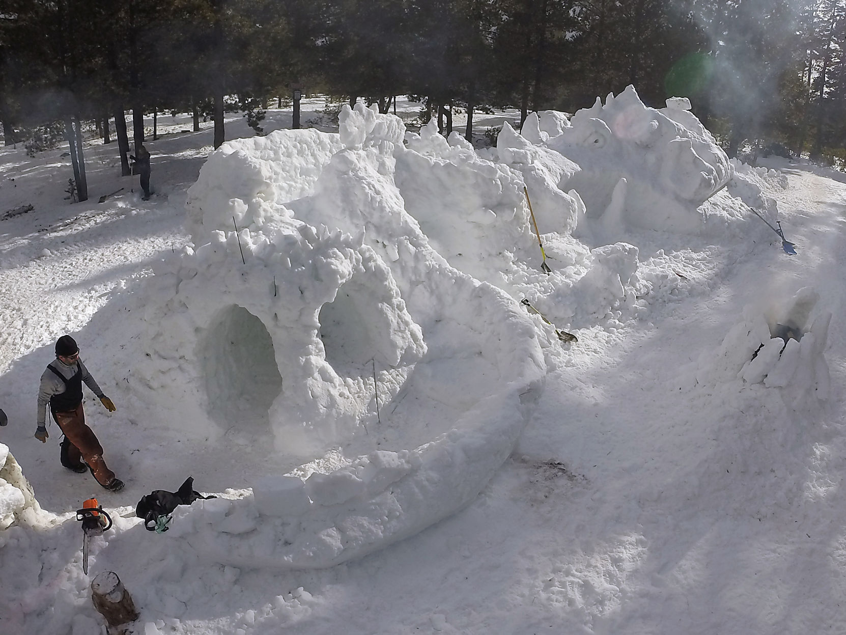 Snow dragon emerges at Meissner Sno-Park  Bend  bendbulletin.com