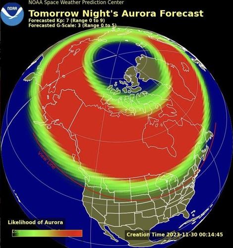 Oregon likely won't see aurora borealis this week, after updated forecast -  OPB