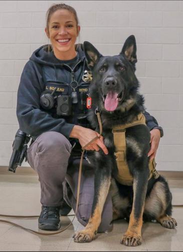 County's new K9, handler, begin training